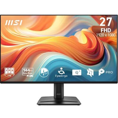 MSI PRO MP275A E14L 24-Zoll-FHD-Computermonitor, 1920 x 1080 IPS, 144 Hz, 1 ms, AMD FreeSync, Eye Care, HDMI 2.0, neigbar, VESA-Halterung, schwarz MSI PRO MP275A E14L 24-Zoll-FHD-Computermonitor, 1920 x 1080 IPS, 144 Hz, 1 ms, AMD FreeSync, Eye Care, HDMI 2.0, neigbar, VESA-Halterung, schwarz