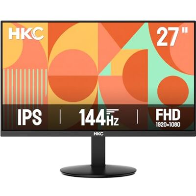 HKC V2718S 27 Zoll Full HD Monitor, 144Hz, IPS-Panel, FHD (1920x1080),5ms (GTG), Adaptive-Sync, 99% sRGB, 178° Sichtwinkel, HDMI & VGA, VESA 100x100, neigbar – Gaming Monitor für PC und Homeoffice HKC V2718S 27 Zoll Full HD Monitor, 144Hz, IPS-Panel, FHD (1920x1080),5ms (GTG), Adaptive-Sync, 99% sRGB, 178° Sichtwinkel, HDMI & VGA, VESA 100x100, neigbar – Gaming Monitor für PC und Homeoffice