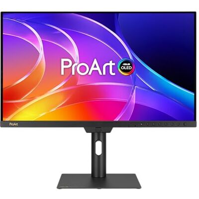 Asus ProArt PA27USD 27 Zoll 4K DCI-P3 QD-OLED Professional Monitor 99% DCI-P3, Delta E < 2, Selbst-/Autokalibrierung, 12G-SDI, HDR10, Thunderbolt 4, 240Hz, HLG Asus ProArt PA27USD 27 Zoll 4K DCI-P3 QD-OLED Professional Monitor 99% DCI-P3, Delta E < 2, Selbst-/Autokalibrierung, 12G-SDI, HDR10, Thunderbolt 4, 240Hz, HLG