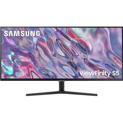 Samsung ViewFinity S50C Monitor S34C500GAU, 34 Zoll, VA-Panel, Ultra WQHD Auflösung, Eco Saving Plus, AMD Freesync, HDR10, 5 ms Reaktionszeit, Bildwiederholrate 100 Hz, Schwarz Samsung ViewFinity S50C Monitor S34C500GAU, 34 Zoll, VA-Panel, Ultra WQHD Auflösung, Eco Saving Plus, AMD Freesync, HDR10, 5 ms Reaktionszeit, Bildwiederholrate 100 Hz, Schwarz