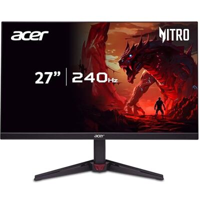 Acer Nitro VG270 W3 Gaming Monitor 27 Zoll (69 cm Bildschirm) Full HD, LED, 240Hz, 0.5ms (GtG), 2xHDMI 2.0, DP 1.4, FreeSync Premium, HDR Acer Nitro VG270 W3 Gaming Monitor 27 Zoll (69 cm Bildschirm) Full HD, LED, 240Hz, 0.5ms (GtG), 2xHDMI 2.0, DP 1.4, FreeSync Premium, HDR