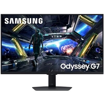 Samsung Odyssey G70D 4K Gaming Monitor 32 Zoll, Bildschirm mit IPS-Panel, 4K-Auflösung, 3840 x 2160 Pixel, AMD FreeSync Premium, HDR10+, Reaktionszeit 1 ms, Bildwiederholrate 144 Hz, LS32DG702EUXEN Samsung Odyssey G70D 4K Gaming Monitor 32 Zoll, Bildschirm mit IPS-Panel, 4K-Auflösung, 3840 x 2160 Pixel, AMD FreeSync Premium, HDR10+, Reaktionszeit 1 ms, Bildwiederholrate 144 Hz, LS32DG702EUXEN