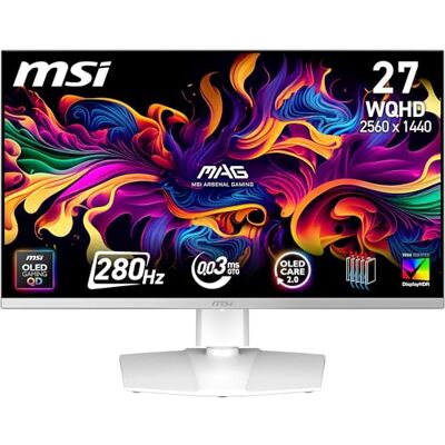 MSI - MAG 272QPW QD-OLED X28 - Weiß - 26,5 in - Monitor MSI - MAG 272QPW QD-OLED X28 - Weiß - 26,5 in - Monitor