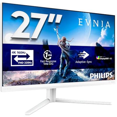 Philips Evnia 27M2N5901A 27 Zoll UHD Gaming Monitor, 160 Hz, 1 ms, G-Sync comp., HDR400 (3840x2160, 160Hz, 2X HDMI 2.1, DisplayPort 1.4, USB-C (65 W Power Delivery), USB Hub) schwarz grau Philips Evnia 27M2N5901A 27 Zoll UHD Gaming Monitor, 160 Hz, 1 ms, G-Sync comp., HDR400 (3840x2160, 160Hz, 2X HDMI 2.1, DisplayPort 1.4, USB-C (65 W Power Delivery), USB Hub) schwarz grau