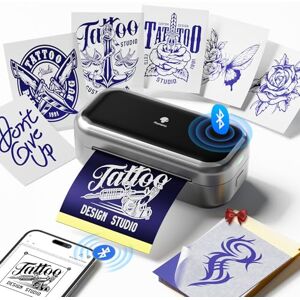 Phomemo TP31 Tattoo Drucker, Aufgerüstet Mini Tattoo Stencil Drucker 3 Zoll, Tattoodrucker mit 30pcs Papier für Anfänger, Tätowierer, Tattoo Printer Bluetooth Kompatibel mit Smartphone, Tablet Phomemo TP31 Tattoo Drucker, Aufgerüstet Mini Tattoo Stencil Drucker 3 Zoll, Tattoodrucker mit 30pcs Papier für Anfänger, Tätowierer, Tattoo Printer Bluetooth Kompatibel mit Smartphone, Tablet