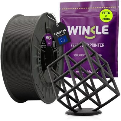 WINKLE FEED YOUR PRINTER WINKLE PETG CF Filament 1.75mm Kohlenstoff 300g, 3D Drucker Filament WINKLE FEED YOUR PRINTER WINKLE PETG CF Filament 1.75mm Kohlenstoff 300g, 3D Drucker Filament