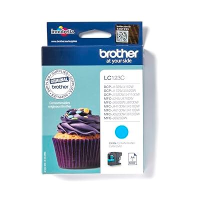 Brother Original Tintenpatrone LC-123C cyan, XL Brother Original Tintenpatrone LC-123C cyan, XL