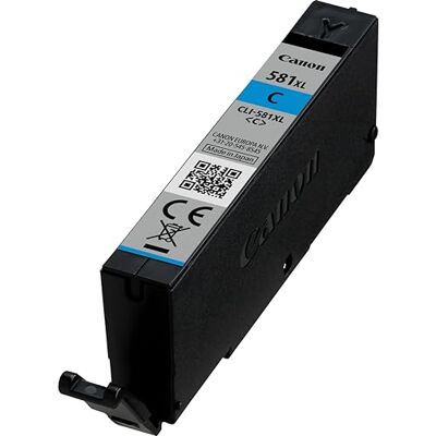 Canon CLI-581XL Cyan Original Druckerpatrone XL 8.3ml Echte Cyan Tinte für lebendige Fotofarben für PIXMA TR8550, TR7550, TS6150, TS6151, TS8150, TS8151, TS8152 und mehr! Canon CLI-581XL Cyan Original Druckerpatrone XL 8.3ml Echte Cyan Tinte für lebendige Fotofarben für PIXMA TR8550, TR7550, TS6150, TS6151, TS8150, TS8151, TS8152 und mehr!