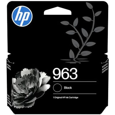 HP 963 Schwarz, Original Druckerpatrone Tinte für OfficeJet Pro 9010, 9010e, 9020, 9020e, ~1000 Seiten (3JA26AE) HP 963 Schwarz, Original Druckerpatrone Tinte für OfficeJet Pro 9010, 9010e, 9020, 9020e, ~1000 Seiten (3JA26AE)