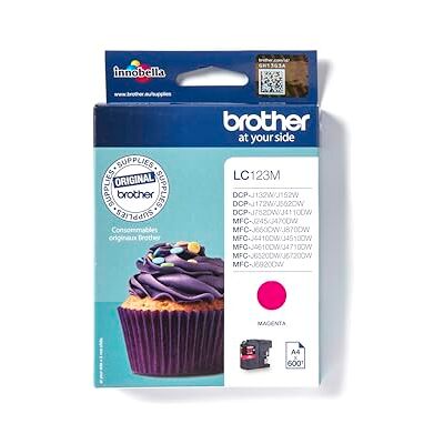 Brother Original Tintenpatrone LC-123M, magenta Brother Original Tintenpatrone LC-123M, magenta