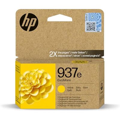 HP 937e EvoMore Tintenpatrone, Gelb HP 937e EvoMore Tintenpatrone, Gelb