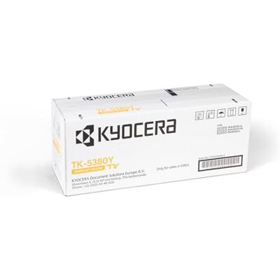 Kyocera TK-5380Y Original Toner Gelb, Toner Drucker kompatibel für PA4000cx, MA4000cix und MA4000cifx, Tonerkartusche für bis zu 10000 Seiten Kyocera TK-5380Y Original Toner Gelb, Toner Drucker kompatibel für PA4000cx, MA4000cix und MA4000cifx, Tonerkartusche für bis zu 10000 Seiten