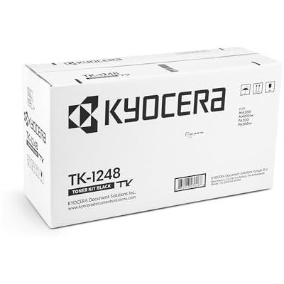 Kyocera TK-1248 Toner Schwarz. Toner Drucker kompatibel für PA2001, PA2001w, MA2001 und MA2001w. Original Tonerkartusche für bis zu 1200 Seiten Kyocera TK-1248 Toner Schwarz. Toner Drucker kompatibel für PA2001, PA2001w, MA2001 und MA2001w. Original Tonerkartusche für bis zu 1200 Seiten
