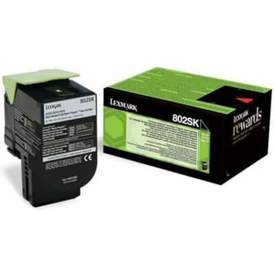 Lexmark 802SK TONER RET PROG BLACK 2.5K Lexmark 802SK TONER RET PROG BLACK 2.5K