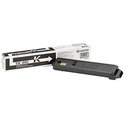 Kyocera TK-895K Toner Schwarz 1T02K00NL0. Toner Drucker kompatibel für FS-C8020MFP, FS-C8025MFP, FS-C8520MFP, FS-C8525MFP. Original Tonerkartusche für bis zu 12000 Seiten Kyocera TK-895K Toner Schwarz 1T02K00NL0. Toner Drucker kompatibel für FS-C8020MFP, FS-C8025MFP, FS-C8520MFP, FS-C8525MFP. Original Tonerkartusche für bis zu 12000 Seiten