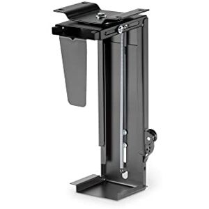 Digitus Universal-PC-Halterung – Für gängige Computergehäuse – Unter-Schreibtisch-Montage – Stufenlose Höhen- und Breiten-Einstellung – 10 kg Traglast – Schwarz Digitus Universal-PC-Halterung – Für gängige Computergehäuse – Unter-Schreibtisch-Montage – Stufenlose Höhen- und Breiten-Einstellung – 10 kg Traglast – Schwarz