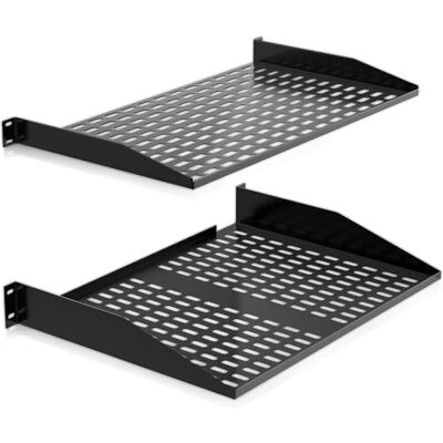 Pyle Fachboden 19 Zoll 2HE Rack Shelf – Belüfteter Rackboden aus Stahl für Netzwerkschrank und Serverschrank, 248 mm Tiefe, 50 kg Tragkraft, inkl. Montagematerial Pyle Fachboden 19 Zoll 2HE Rack Shelf – Belüfteter Rackboden aus Stahl für Netzwerkschrank und Serverschrank, 248 mm Tiefe, 50 kg Tragkraft, inkl. Montagematerial