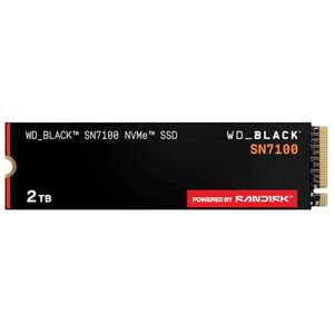 SanDisk WD_BLACK SN7100 NVMe SSD 2 TB (High-Performance Gaming-Speicher, bis zu 7.250 MB/s Lesen, PCIe Gen4, Energieeffizienz, für Desktop, Laptop & Handheld-Spielekonsolen) POWERED BY SanDisk WD_BLACK SN7100 NVMe SSD 2 TB (High-Performance Gaming-Speicher, bis zu 7.250 MB/s Lesen, PCIe Gen4, Energieeffizienz, für Desktop, Laptop & Handheld-Spielekonsolen) POWERED BY