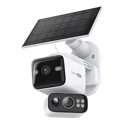 Tapo C645D KIT Solar Überwachungskamera Außen mit Akku 2K Dual-Objektiv 165° Winkel + 6mm Objektiv Dual-Band 2,4GHz/5GHz WLAN KI-Erkennung 24/7 Aufzeichnung Lokale MicroSD & Cloud Speicher Tapo C645D KIT Solar Überwachungskamera Außen mit Akku 2K Dual-Objektiv 165° Winkel + 6mm Objektiv Dual-Band 2,4GHz/5GHz WLAN KI-Erkennung 24/7 Aufzeichnung Lokale MicroSD & Cloud Speicher