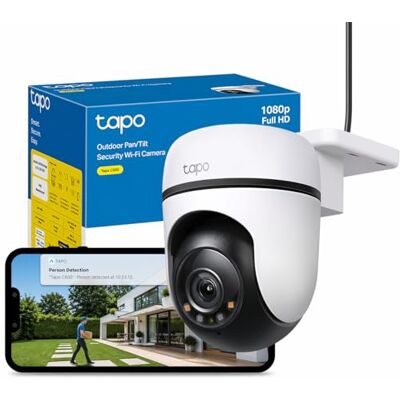 Tapo TP-Link C500 WLAN Überwachungskamera Außen, 360° Sichtbereich, 1080p Auflösung, Bewegungserkennung, Nachtsicht bis zu 30 m, Zwei-Wege-Audio, Kompatibel mit Alexa & Google Tapo TP-Link C500 WLAN Überwachungskamera Außen, 360° Sichtbereich, 1080p Auflösung, Bewegungserkennung, Nachtsicht bis zu 30 m, Zwei-Wege-Audio, Kompatibel mit Alexa & Google