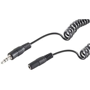1aTTack.de 5x 3.0m Schwarz 3,5mm Klinkenkabel Stereo Spiralkabel Verlängerungskabel Vergossene Stecker Vernickelte Kontakte Perfekt für Kopfhörer, Lautsprecher & HiFi 1aTTack.de 5x 3.0m Schwarz 3,5mm Klinkenkabel Stereo Spiralkabel Verlängerungskabel Vergossene Stecker Vernickelte Kontakte Perfekt für Kopfhörer, Lautsprecher & HiFi