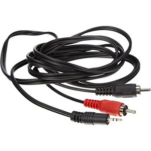 PremiumCord Klinke auf Cinch Y Kabel 2m, Klinke 2,5mm auf 2X Cinch RCA, Stecker auf Stecker, Jack zu RCA, Stereo Audio, Für Digitalkamera, TV, Handys, MP3, HiFi, Farbe schwarz PremiumCord Klinke auf Cinch Y Kabel 2m, Klinke 2,5mm auf 2X Cinch RCA, Stecker auf Stecker, Jack zu RCA, Stereo Audio, Für Digitalkamera, TV, Handys, MP3, HiFi, Farbe schwarz