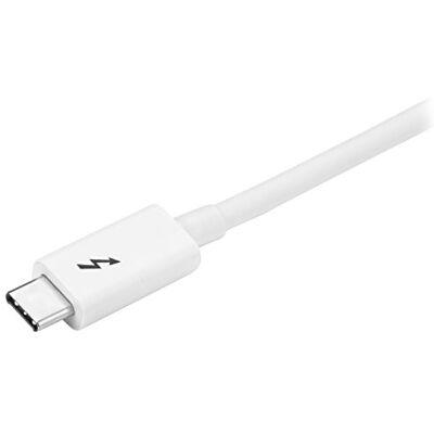StarTech .com 1m Passives Thunderbolt 3 Kabel, 20Gbps, 100W PD, 4K Video, Thunderbolt Kabel, Kompatibel mit USB4/DP Alt Mode, Thunderbolt 4, USB 3.2/Typ-C (TBLT3MM1MW) StarTech .com 1m Passives Thunderbolt 3 Kabel, 20Gbps, 100W PD, 4K Video, Thunderbolt Kabel, Kompatibel mit USB4/DP Alt Mode, Thunderbolt 4, USB 3.2/Typ-C (TBLT3MM1MW)