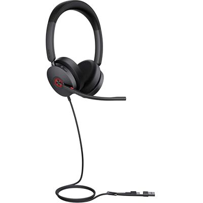 Yealink UH48 Dual Teams Headset – USB-C/A, Hybrid ANC, 4-Mikrofon Geräuschunterdrückung, Dual Busylights Yealink UH48 Dual Teams Headset – USB-C/A, Hybrid ANC, 4-Mikrofon Geräuschunterdrückung, Dual Busylights