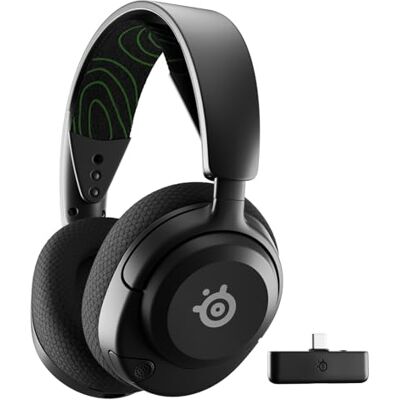 SteelSeries Arctis Nova 5X Wireless Xbox Gaming Headset– Für Xbox, PS, PC, Handy – Magnetische Neodym-Treiber – 100+ Audio Presets – 60 H Akkulaufzeit – 2,4 GHz / BT – ClearCast Gen2.X Mik SteelSeries Arctis Nova 5X Wireless Xbox Gaming Headset– Für Xbox, PS, PC, Handy – Magnetische Neodym-Treiber – 100+ Audio Presets – 60 H Akkulaufzeit – 2,4 GHz / BT – ClearCast Gen2.X Mik