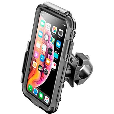 Interphone Smartphone Freisprecheinrichtung SMIPHONEXSMAX, Motorrad Halterung für iPhone XS Max wasserdicht IPX5, Anti-Vibrationen, volle Funktionalität des Telefons auch mit Handschuhen Interphone Smartphone Freisprecheinrichtung SMIPHONEXSMAX, Motorrad Halterung für iPhone XS Max wasserdicht IPX5, Anti-Vibrationen, volle Funktionalität des Telefons auch mit Handschuhen