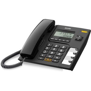 Alcatel T56 Schnurgebundenes Festnetztelefon Digitales Display Freisprechfunktion Anrufprotokoll Wahlwiederholungstaste 4 Direktwahltasten Schwarz Alcatel T56 Schnurgebundenes Festnetztelefon Digitales Display Freisprechfunktion Anrufprotokoll Wahlwiederholungstaste 4 Direktwahltasten Schwarz