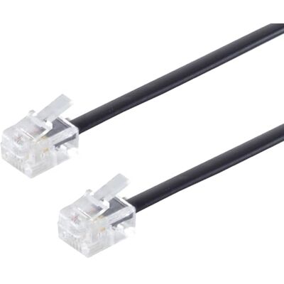 1aTTack.de 1x 6m Telefonkabel RJ12 6/6 Stecker auf RJ12 6/6 Stecker Flachkabel 6-adrig Telefon Kabel Westernstecker 1aTTack.de 1x 6m Telefonkabel RJ12 6/6 Stecker auf RJ12 6/6 Stecker Flachkabel 6-adrig Telefon Kabel Westernstecker