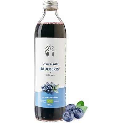 LOOV Bio Wildheidelbeersaft, 500 ml, aus nordischen Wäldern, hoher Gehalt an Antioxidantien, 100% direkt gepresste Heidelbeeren, nicht aus Konzentrat, ohne Wasser- und Zuckerzusatz LOOV Bio Wildheidelbeersaft, 500 ml, aus nordischen Wäldern, hoher Gehalt an Antioxidantien, 100% direkt gepresste Heidelbeeren, nicht aus Konzentrat, ohne Wasser- und Zuckerzusatz