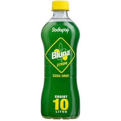 Sodapop BLUNA Zitrone Sirup 500ml für 10 Liter Sodapop BLUNA Zitrone Sirup 500ml für 10 Liter