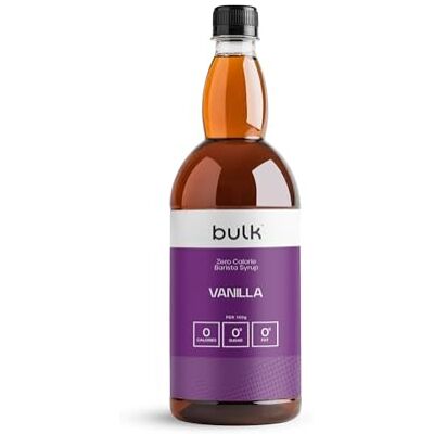 Bulk Kalorienfreier Barista Sirup, Kalorienfrei, Zuckerfrei, Vanille, 1L Bulk Kalorienfreier Barista Sirup, Kalorienfrei, Zuckerfrei, Vanille, 1L