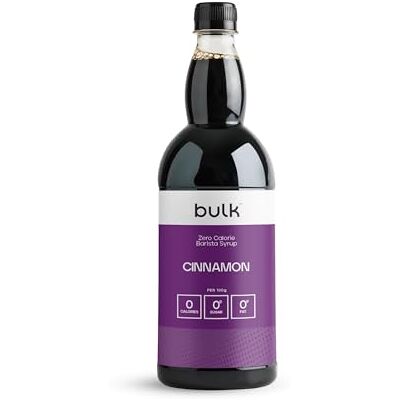 Bulk Kalorienfreier Barista Sirup, Zuckerfreier Kaffeesirup, Kalorienfrei, Zuckerfrei, Zimt, 1L Bulk Kalorienfreier Barista Sirup, Zuckerfreier Kaffeesirup, Kalorienfrei, Zuckerfrei, Zimt, 1L
