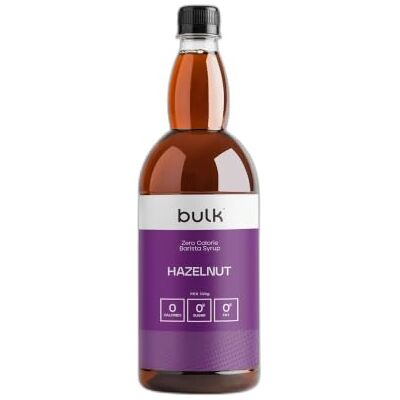 BULK POWDERS Bulk Kalorienfreier Barista Sirup, Haselnuss, 1L Kalorienfrei, Zuckerfrei BULK POWDERS Bulk Kalorienfreier Barista Sirup, Haselnuss, 1L Kalorienfrei, Zuckerfrei