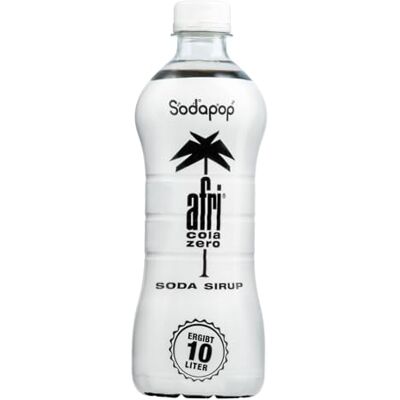 Sodapop Sirup afri cola zero, zuckerfrei, 500ml, für bis zu 10 L Getränk kalorienarm, originaler afri Cola Geschmack Sodapop Sirup afri cola zero, zuckerfrei, 500ml, für bis zu 10 L Getränk kalorienarm, originaler afri Cola Geschmack