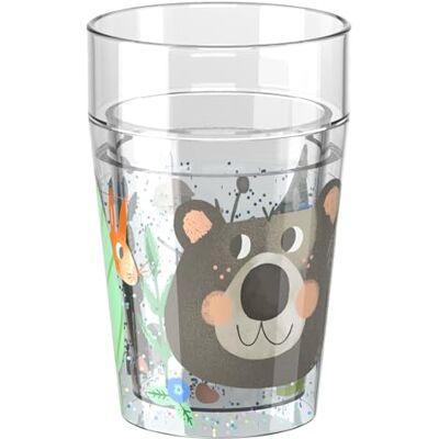 HABA Glitzerbecher Bär – Kinderbecher mit funkelndem Glitzer-Effekt, perfekt für Wasser, Saft & Tee, Praktisch für kleine Hände – 2012447003 HABA Glitzerbecher Bär – Kinderbecher mit funkelndem Glitzer-Effekt, perfekt für Wasser, Saft & Tee, Praktisch für kleine Hände – 2012447003