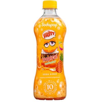 SODAPOP GmbH Sodapop Sirup FRITT Tropical, zuckerfrei, 500ml, bis zu 10 Liter Getränk kalorienarm, ohne Zucker SODAPOP GmbH Sodapop Sirup FRITT Tropical, zuckerfrei, 500ml, bis zu 10 Liter Getränk kalorienarm, ohne Zucker