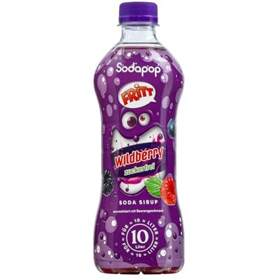 SODAPOP GmbH Sodapop Sirup FRITT Wildberry, zuckerfrei, 500ml, bis zu 10 Liter Getränk kalorienarm, ohne Zucker SODAPOP GmbH Sodapop Sirup FRITT Wildberry, zuckerfrei, 500ml, bis zu 10 Liter Getränk kalorienarm, ohne Zucker