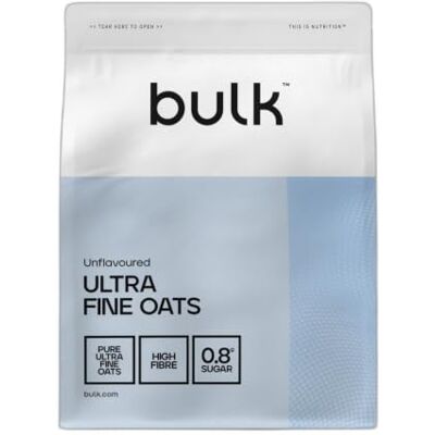 Bulk Fein Gemahlene Haferflocken, Oats, 2,5 kg, 50 Portionen, Verpackung Kann Variieren Bulk Fein Gemahlene Haferflocken, Oats, 2,5 kg, 50 Portionen, Verpackung Kann Variieren
