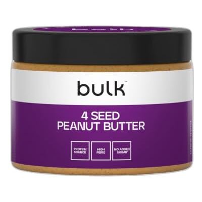 Bulk Erdnussbutter mit 4 Körnersorten, 500 g, Verpackung Kann Variieren Bulk Erdnussbutter mit 4 Körnersorten, 500 g, Verpackung Kann Variieren