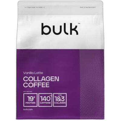 Bulk Kollagen-Kaffee, Vanille-Latte, 500 g Hoher Proteingehalt Bulk Kollagen-Kaffee, Vanille-Latte, 500 g Hoher Proteingehalt