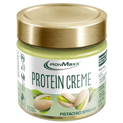 IronMaxx Protein Creme Pistazien Creme – 200g Glas Proteinreicher Brotaufstrich mit Pistazien Ohne Zuckerzusatz Cremige Konsistenz & ideal für Fitnessbewusste IronMaxx Protein Creme Pistazien Creme – 200g Glas Proteinreicher Brotaufstrich mit Pistazien Ohne Zuckerzusatz Cremige Konsistenz & ideal für Fitnessbewusste