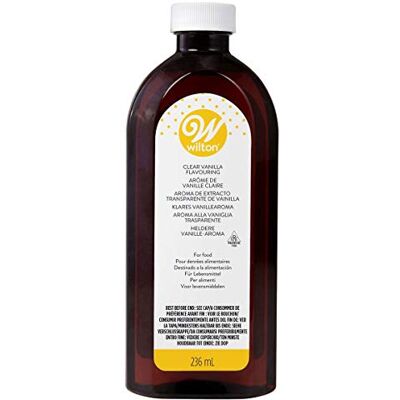 Wilton Imitation Clear Vanilla Extract 236ml Wilton Imitation Clear Vanilla Extract 236ml