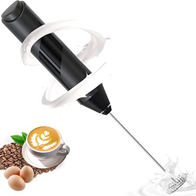EBUYFIRE milchaufschäumer elektrisch stab,batteriebetriebene milchschäumer mit mini mixer,milchaufschäumer stab,milchshake schneebesen für lattes,kaffee,cappuccino,heiße schokolade (Schwarz Aa) EBUYFIRE milchaufschäumer elektrisch stab,batteriebetriebene milchschäumer mit mini mixer,milchaufschäumer stab,milchshake schneebesen für lattes,kaffee,cappuccino,heiße schokolade (Schwarz Aa)