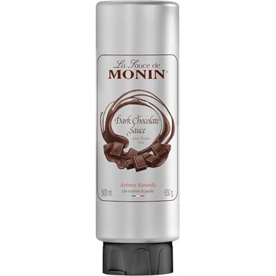 MONIN Sauce Dunkle Schokolade 0,5 l Dunkle Schokoladensauce für Kaffee, Desserts, Eiscreme und Backwaren intensiver Kakao-Geschmack, leicht dosierbar MONIN Sauce Dunkle Schokolade 0,5 l Dunkle Schokoladensauce für Kaffee, Desserts, Eiscreme und Backwaren intensiver Kakao-Geschmack, leicht dosierbar