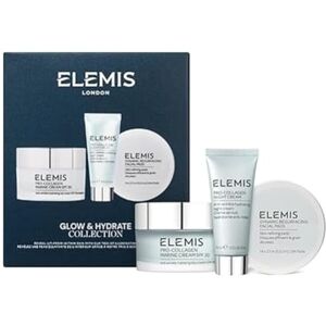 ELEMIS Glow & Hydrate Skincare Ritual Geschenkset Frauen, Hautpflege Set Wellness Geschenke Peeling Gesicht Pore Pads, Anti-Falten Kollagen Gesichtscreme & Nachtcreme ELEMIS Glow & Hydrate Skincare Ritual Geschenkset Frauen, Hautpflege Set Wellness Geschenke Peeling Gesicht Pore Pads, Anti-Falten Kollagen Gesichtscreme & Nachtcreme