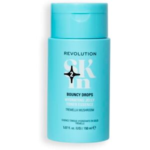 Revolution Skincare London Revolution SKin, Bouncy Drops Hydrating Toner Essence, Hydratisierende Gesichtstoner-Essenz mit Vitamin B5, Glättet und polstert auf, Vegan und Tierversuchsfrei, 150ml Revolution Skincare London Revolution SKin, Bouncy Drops Hydrating Toner Essence, Hydratisierende Gesichtstoner-Essenz mit Vitamin B5, Glättet und polstert auf, Vegan und Tierversuchsfrei, 150ml